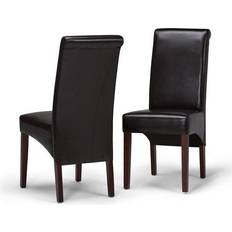 Wood Kitchen Chairs Simpli Home Avalon Kitchen Chair 40.2" 2pcs