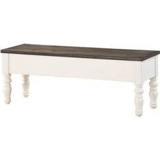 Beige Benches Steve Silver Joanna Storage Bench 50x18.5"