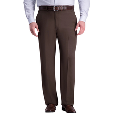 L29 Trousers Haggar Big & Tall Premium Comfort Dress Pant - Dark Chocolate