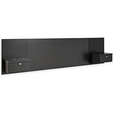 Built-in Storages Headboards Prepac Series 9 King Floating Headboard