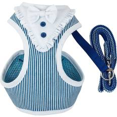 Dog harness and leash Petlife Luxe Spawling 2-In-1 Adjustable Fashion Dog Harness and Leash Medium