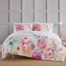 Christian Siriano Spring Duvet Cover Pink, White (279.4x243.84)