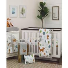 Cotton Bed Set NoJo Dreamer Little Woodland Friends Crib Bedding Set 8-pack