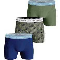 Björn Borg Grøn Underbukser Björn Borg Core Boxer 3-pack - Khaki/Blue