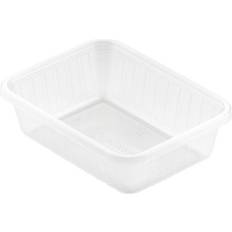 Plastform Rektangulär Halvtransparent 35cl 50st