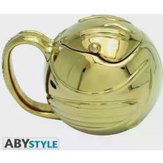 Ceramic Cups & Mugs ABYstyle Harry Potter, 3D Porslinsmugg Golden Snitch Cup