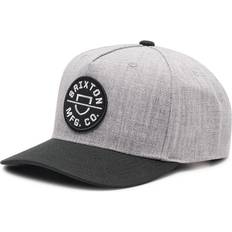 Brixton Crest C MP Snapback Cap Heather