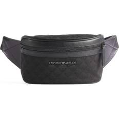 Armani bag Emporio Armani Nylon Monogram Waistbag Black