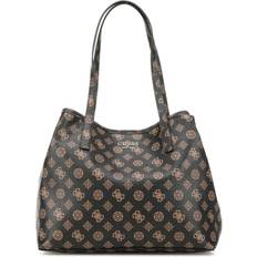 Guess bags vikky tote Guess Shopper 'Vikky' mørkebrun lysebrun