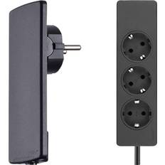 Evoline Elektroartikel Evoline 151000156100 Power strip (w/o switch) 3x Black PG connector 1 pc(s)