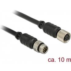 Stromkabel & Kabelkanäle DeLock M8 Sensor Cable 6 Pin Stecker