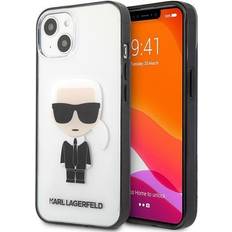 Karl Lagerfeld Apple iPhone 13 mini Handyhüllen Karl Lagerfeld Ikonik iPhone 13 Mini Genomskinlig KLHCP13SHIKCK