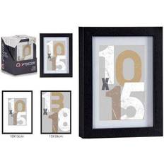 MDF Wanddecoraties Gift Decor Houten Fotolijst Zwart Geschikt 10 x 15 cm of 13 x 18 cm