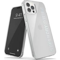 Superdry Snap iPhone 12/12 Pro Clear Cas e silver/silver 42591