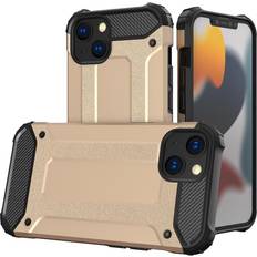 Iphone 13 rugged armor Hybrid Armor Tough Rugged Skal iPhone 13 Guld