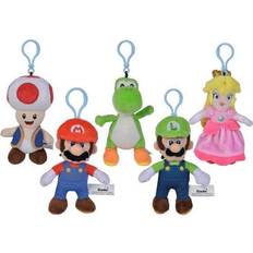 Mario all stars Super Mario Plush Nyckelringar All Stars 13 cm Assortment (12)