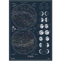 FSC (The Forest Stewardship Council) Interior Details Luckies of London Night Sky Poster