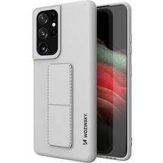 Wozinsky Silicone Kickstand Case for Galaxy S21 Ultra