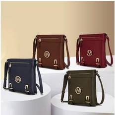 Orange Crossbody Bags MKF Collection MKF Collection MKF-L136YL Greta Crossbody Bag by Mia K