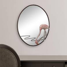 Pink Wall Mirrors SPI Home 51046 Flamingo 26 x 21 x 2 in Wall Mirror