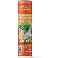 Badger Organic Cocoa Butter Lip Balm Sweet Orange