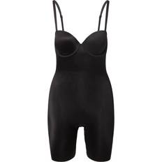 Spanx Suit Your Fancy Strapless Convertible Underwire Mid-Thigh Bodysuit - Very Black