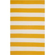 Safavieh Montauk Collection White, Yellow 36x36"