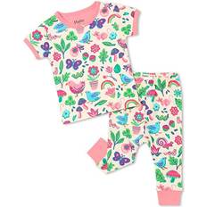 Organic Cotton Baby Short Sleeve Pajama Set - Rainbow Park (S22RPI1255)