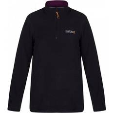 Regatta Women Jumpers Regatta Women's Sweethart Lightweight Half-Zip Fleece Top - Black/Blackcurrant