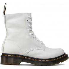 Lace Boots Dr. Martens 1460 Women's Virginia Leather Boots - White