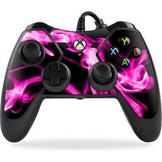 Pink xbox controller MightySkins Xbox One Controller Skin - Pink Flames