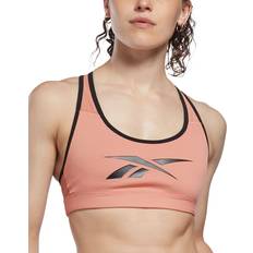 Reebok Lux Racer Vector Sports Bra - Canyon Coral