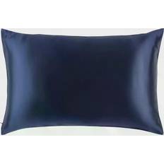 Kussenslopen Slip Silk Pillowcase Queen Navy