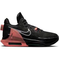 Nike LeBron Witness 6 GS - Black/Sequoia/Crimson Pulse/Metallic Silver