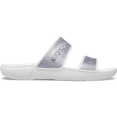 40 ½ - Silver Sandaler Crocs Classic Glitter - Multicolor