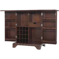 Shelves Liquor Cabinets Crosley Furniture Lafayette Liquor Cabinet 62.5x42"