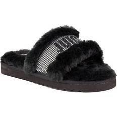 Faux Fur - Women Slippers & Sandals Juicy Couture Halo - Black