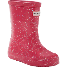 Recycled Materials Rain Boots Children's Shoes Hunter First Classic Glitter Rain Boot - Pink