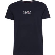 Tommy Hilfiger Square Logo T-shirt - Dark Blue