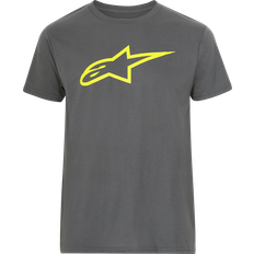 Alpinestars Ageless Classic Tee - Charcoal/Hi Viz Yellow