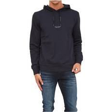 Armani Exchange Pullover Armani Exchange French Terry Hoodie - Navy/Weiß