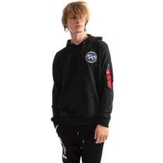 Alpha Industries Sweat À Capuche Leger Apollo Mission Hoodie - Black