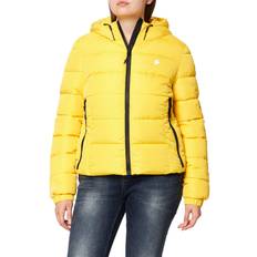 Superdry Hooded Spirit Sports Puffer Jakke - Sort
