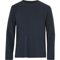 Resteröds Long Sleeve Tee Bamboo Navy Male