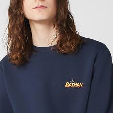 DC Comics Sweat-shirt Batman Brodé - Bleu Marine