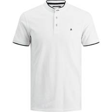 Hombre - Marrón Polos Jack & Jones Camiseta 'JJEPaulos' Negro/Offwhite