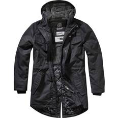 Brandit Marsh Lake Teddyparka - Schwarz