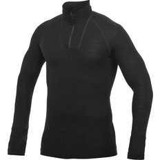 Polyamide - Unisex Sweaters Woolpower Zip Turtleneck Lite Unisex - Black