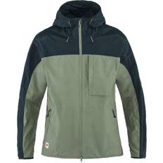 High coast wind jacket Fjällräven High Coast Vindjakke-614-560-PATINA-GREEN-NAVY-2XL