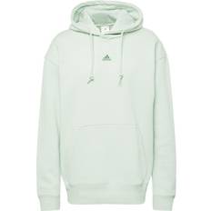 Adidas Essentials Feelvivid Cotton Fleece Drop Shoulder Hoodie - Linen Green